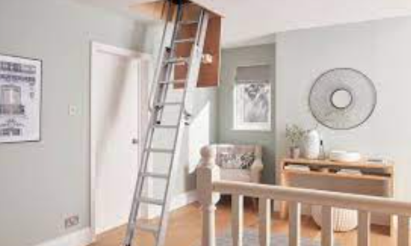 Minimize Clutter with Loft Ladders That Tuck Away Smoothly